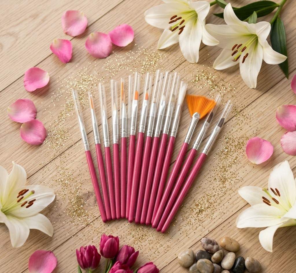 18 Nail Art brushes