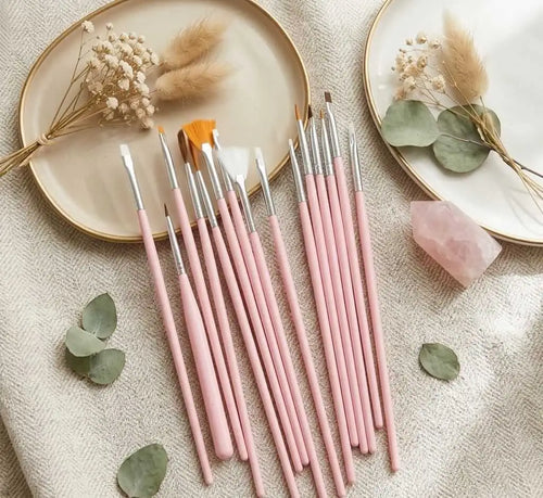 14 Piece Nail Art Brushes Set