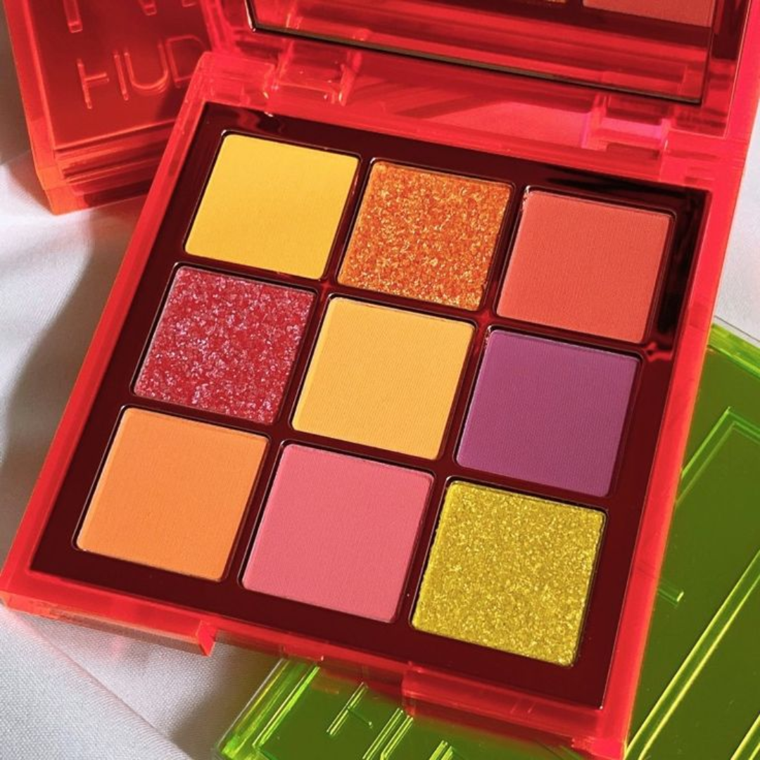 Huda Beauty Neon Orange Eyeshadow Pallete