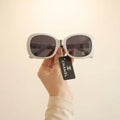 White Chanel square sunglasses