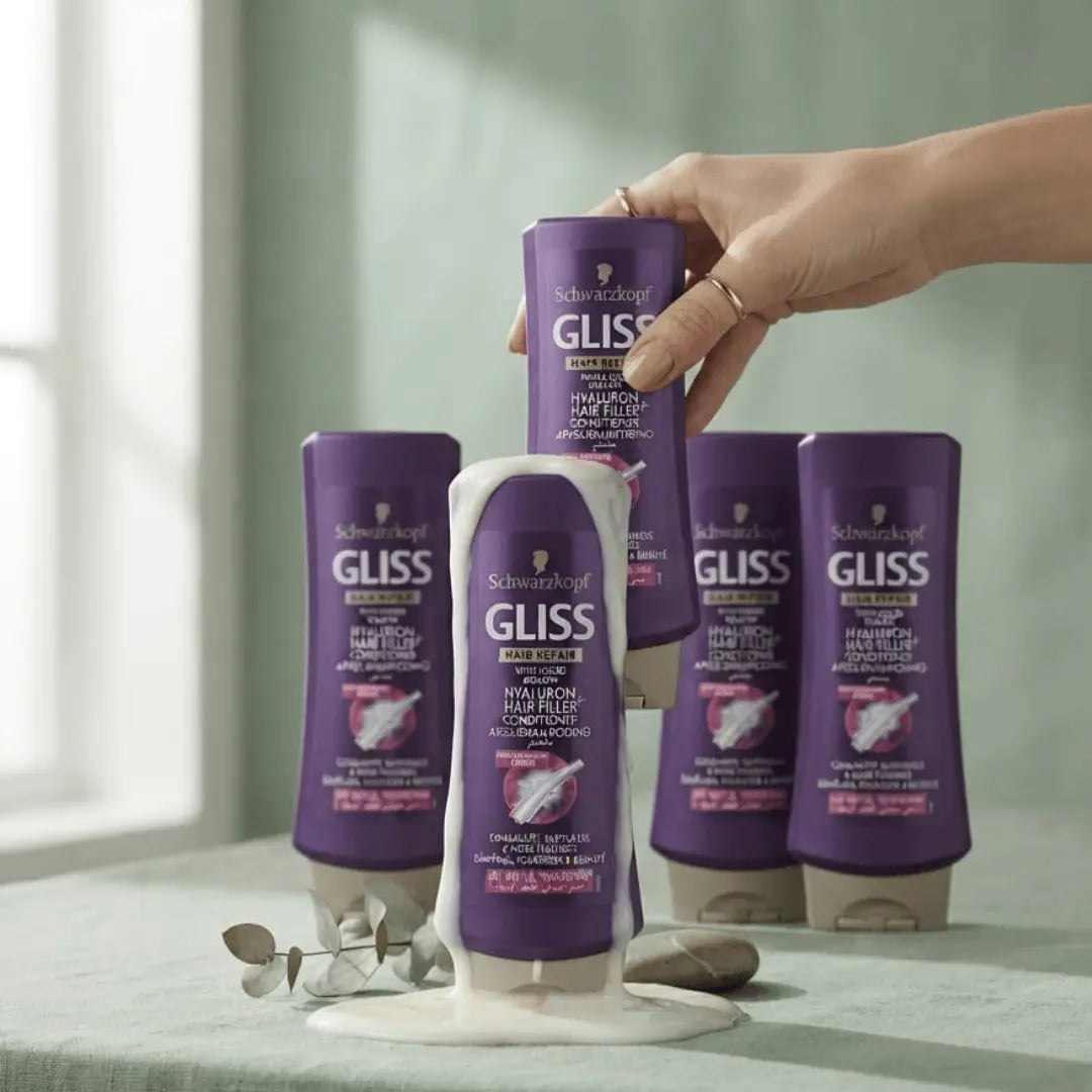 Schwarzkopf Gliss Hair Repair With Liquid Keratin Hyaluron Hair Filler Conditioner 400ML