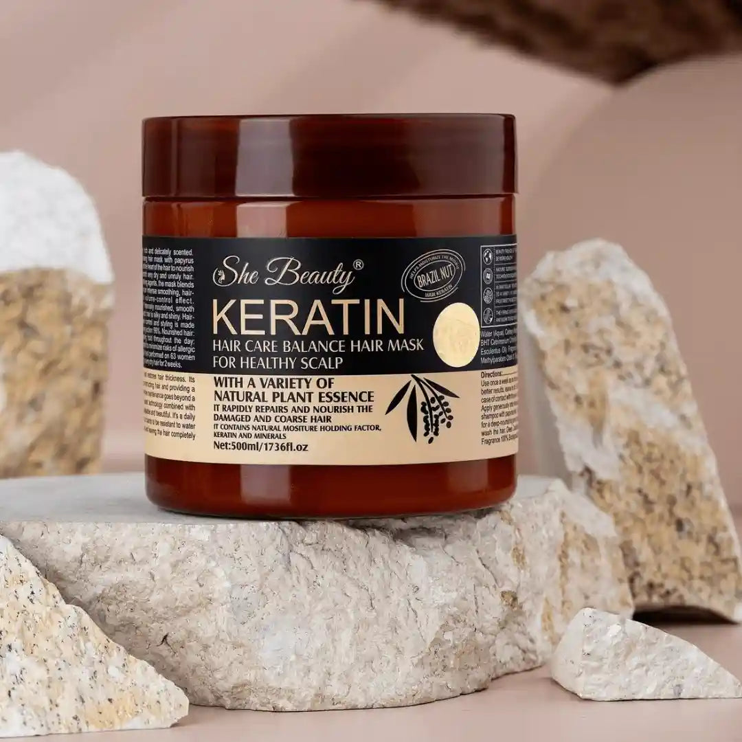Brazil Nut Keratin Hair Care Balance Hair Mask for Healthy Scalp