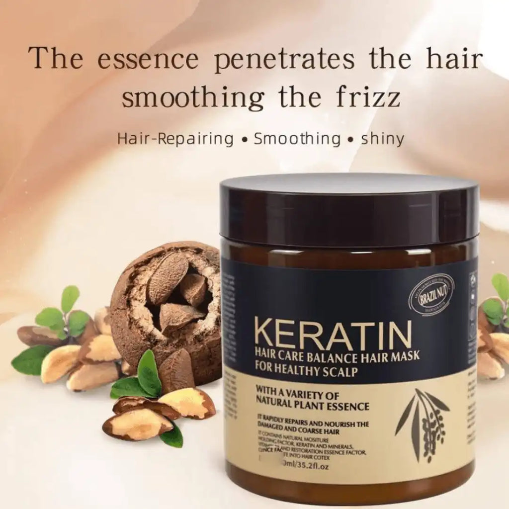 Brazil Nut Keratin Hair Care Balance Hair Mask for Healthy Scalp