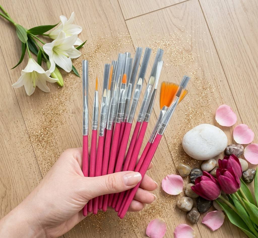18 Nail Art brushes
