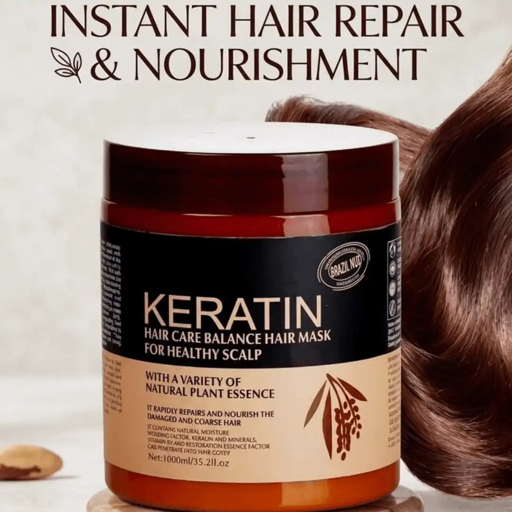 Brazil Nut Keratin Hair Care Balance Hair Mask for Healthy Scalp