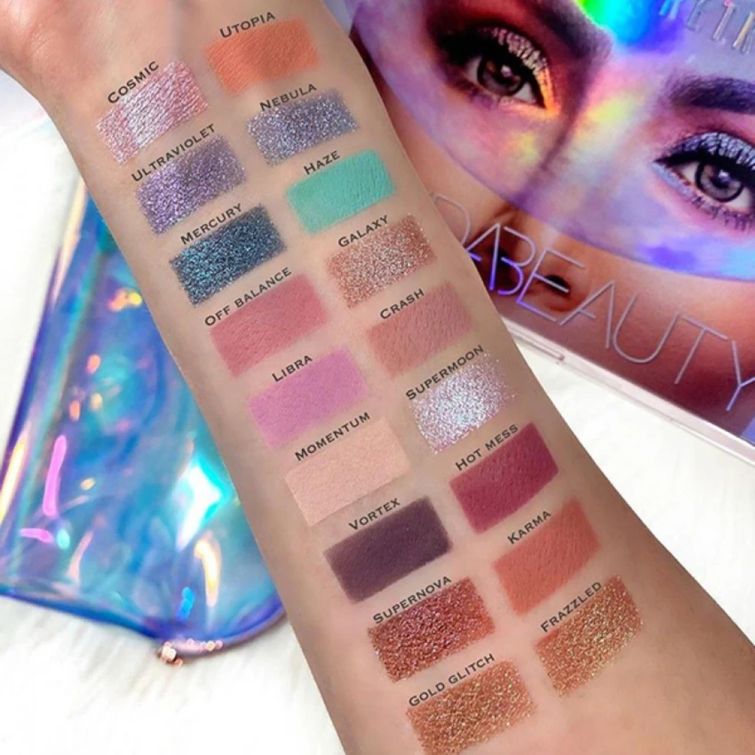 The Huda Beauty Mercury Retrograde Eyeshadow Palette