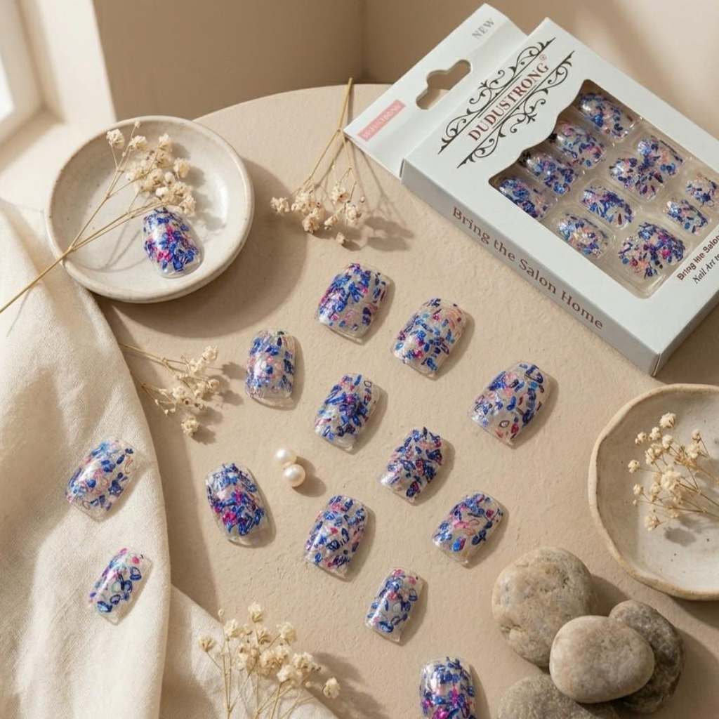 Multi Floral Nails