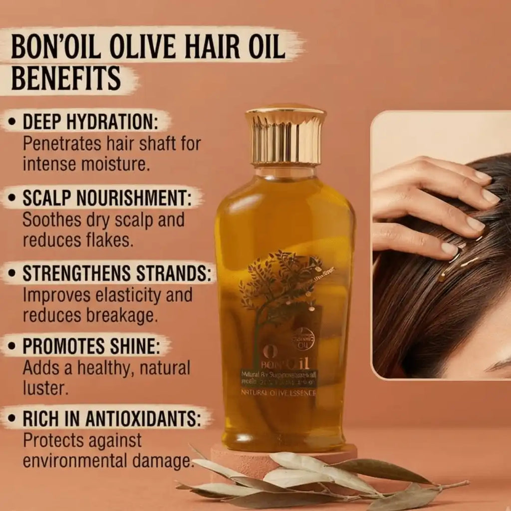 Olive Hair Oil in Yellow
