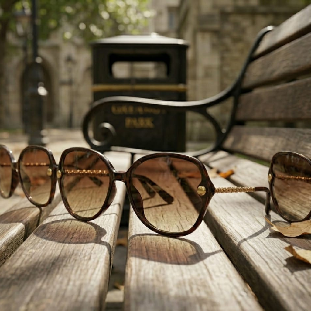 Brown tortoiseshell sunglasses