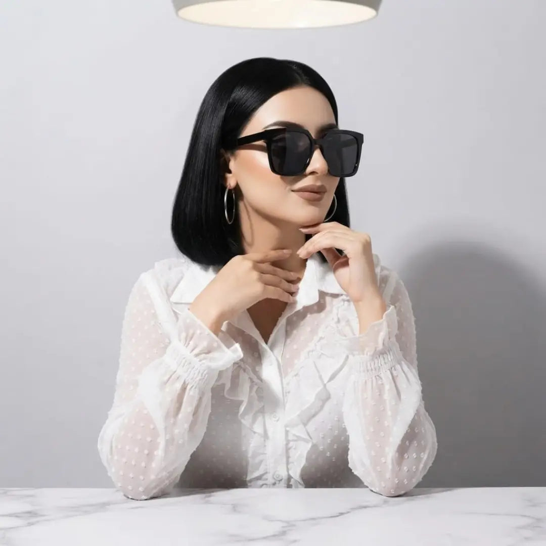 Limelightpk geometric sunglasses