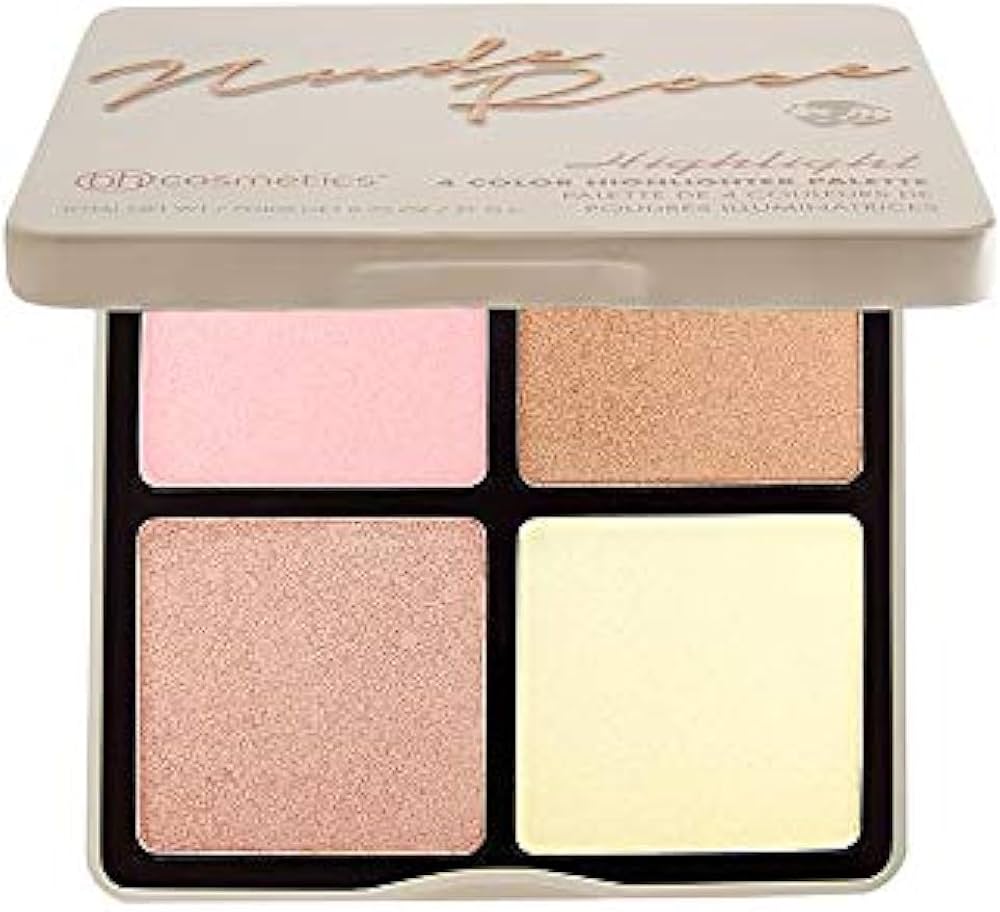 BH Cosmetics Nude Rose Highlight - 4 Color Highlighter Palette