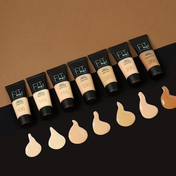 Maybelline Fit Me Matte Poreless Foundation Tube