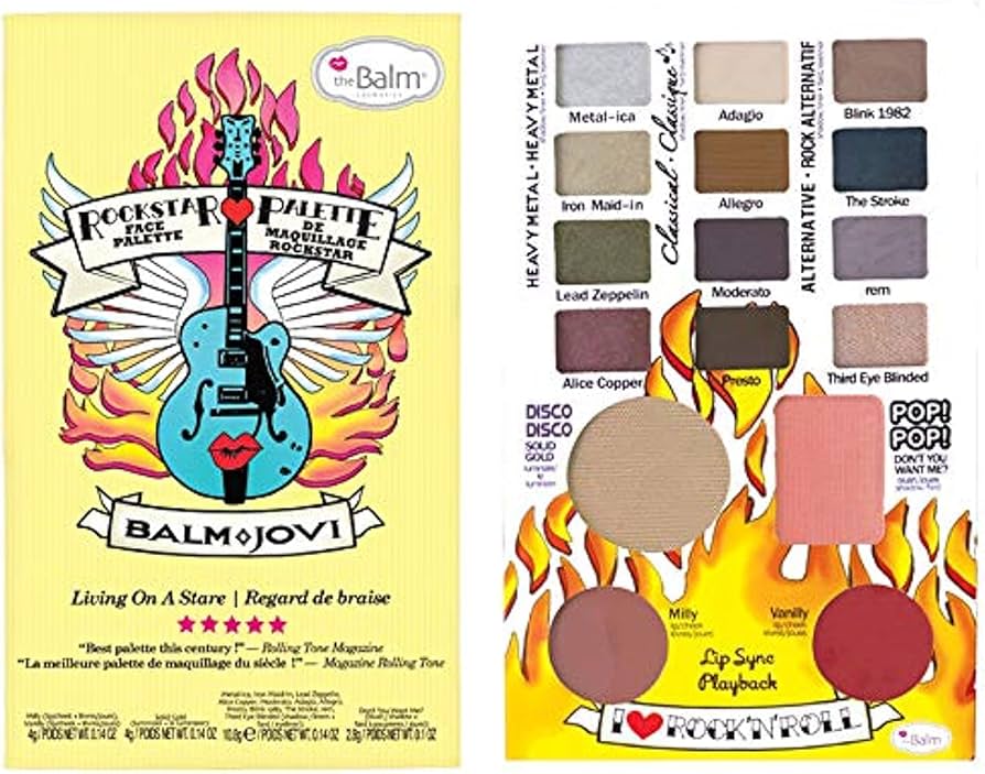 The Balm Jovi Rockstar Face Palette