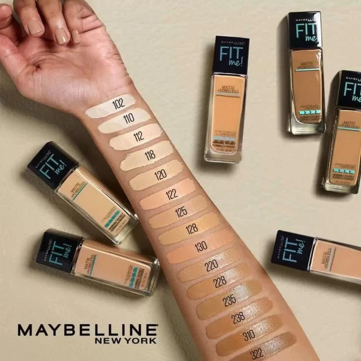 Fit Me - Matte + Poreless Glass Foundation 30ml