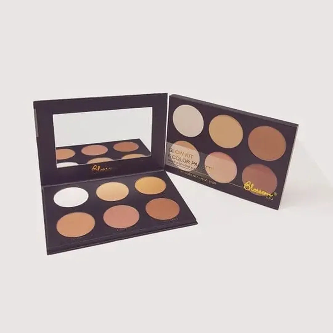 Blossom 6 Color Glow Kit Highlighter Palette