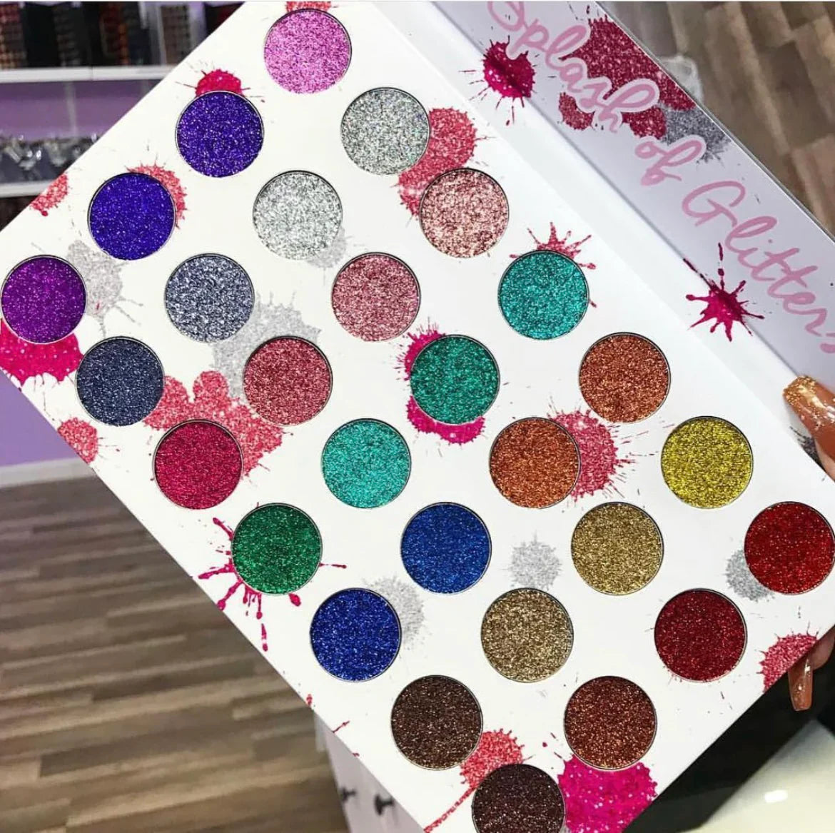 Beauty Creation Splash of Glitters Pressed Glitter Eye Shadow Palette