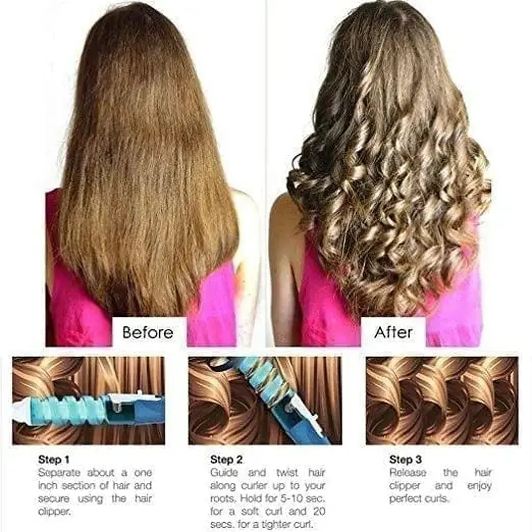 Glady Professional Spiral Hair Curling Iron