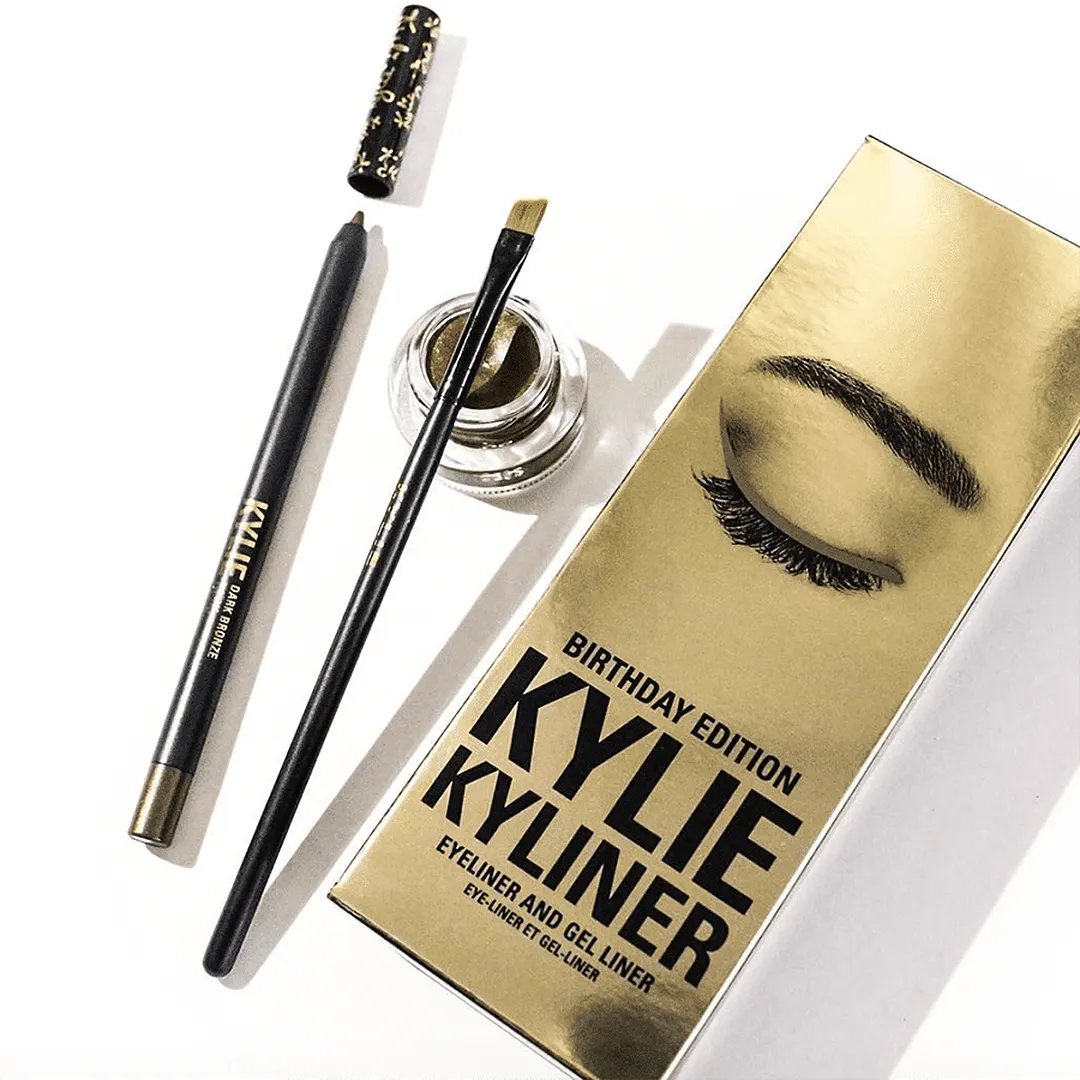 Kylie Gel Liner Set Liner Pencil, Gel Liner and Applicator