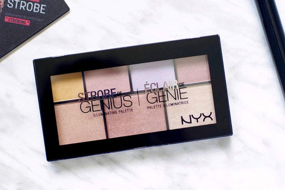 NYX Strobe of Genius illuminating Highlighter Palette