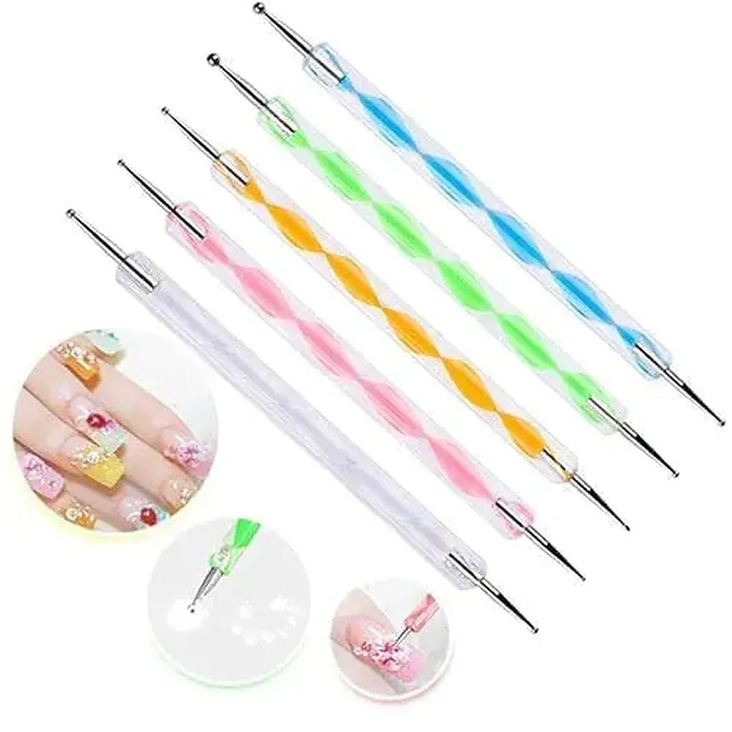 Double Sided Nail Art Dotting Tool 5 Pieces