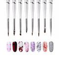 🎁 Acrylic 3d Nail Art Brush Set 8 Pieces (100% off)
