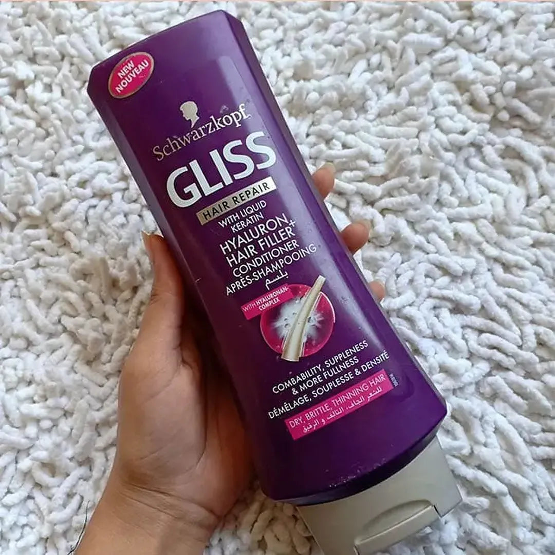 Schwarzkopf Gliss Hair Repair With Liquid Keratin Hyaluron Hair Filler Conditioner 400ML