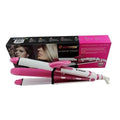 Shinon New 3 In 1 Ultimate Stylist Professional Hair Iron, Curler & Crimper Tool