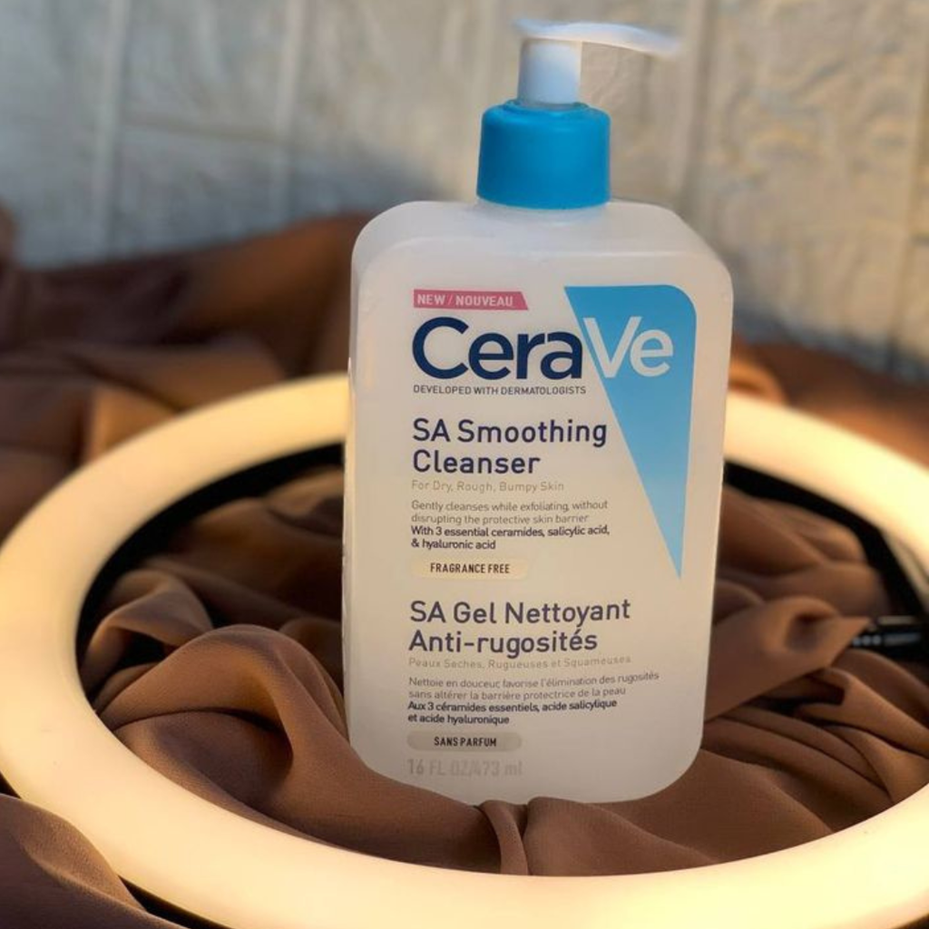 CeraVe  SA Smoothing Cleanser – Exfoliate, Refine