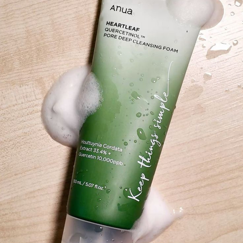 Anua Keep Thing Heart Leaf Pore Deep Cleansing Foam