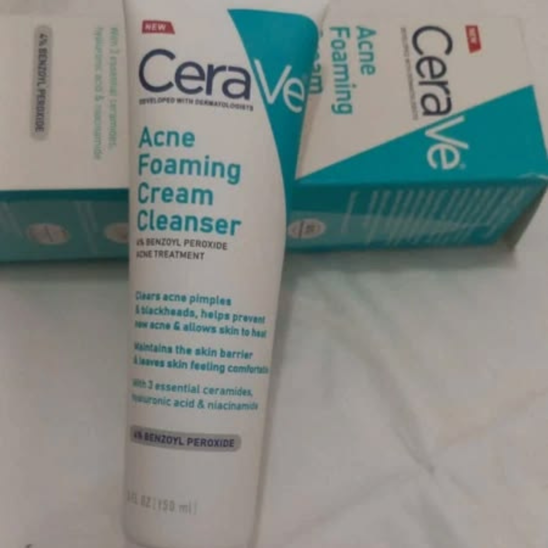 CeraVe  Acne Foaming Cream Cleanser