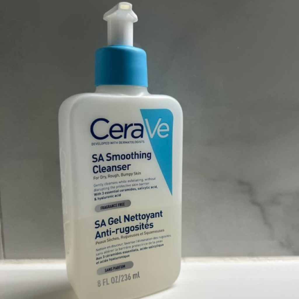CeraVe  SA Smoothing Cleanser – Exfoliate, Refine