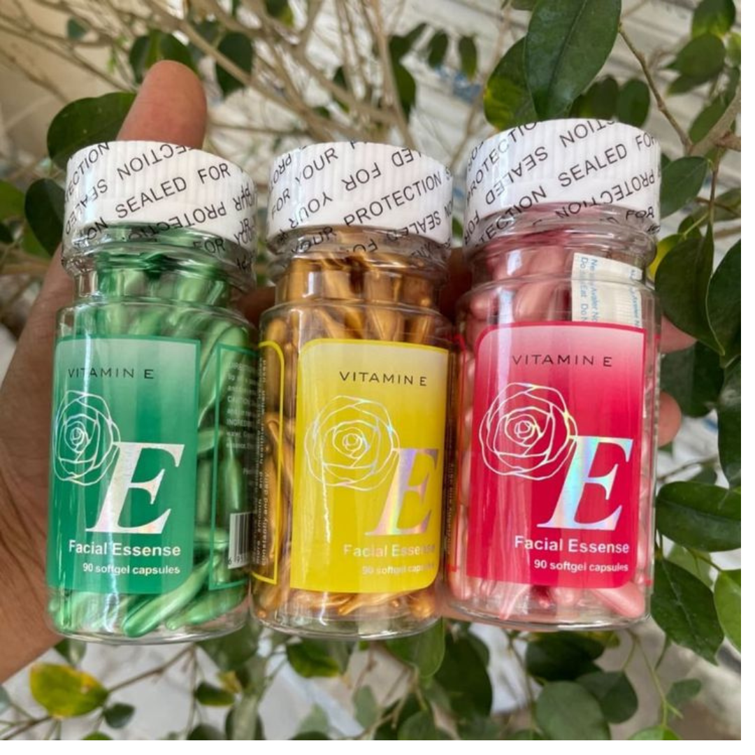Hair Capsules in Pink and Yellow