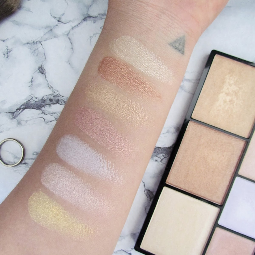 NYX Strobe of Genius illuminating Highlighter Palette