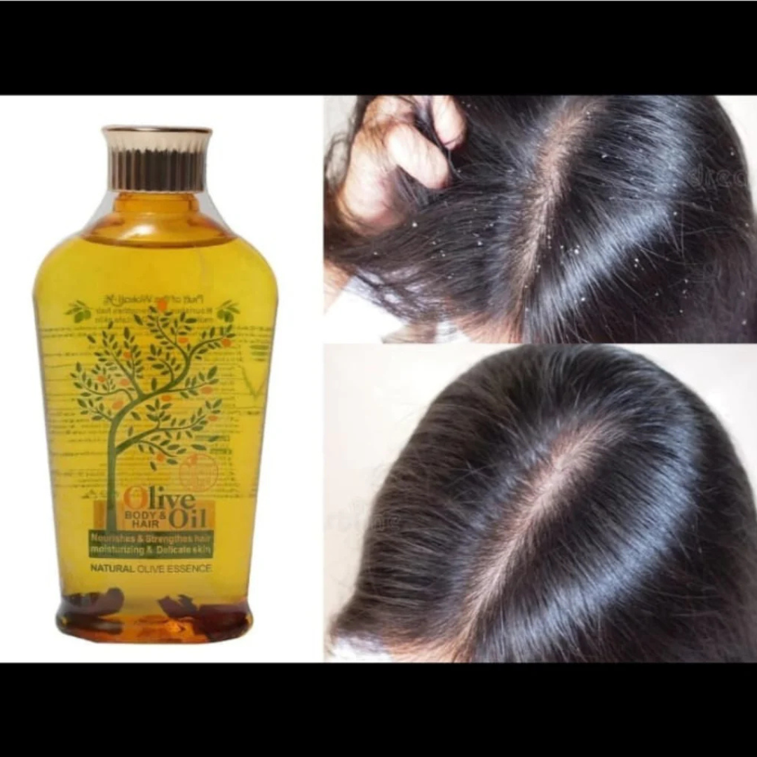 Olive Hair Oil in Yellow