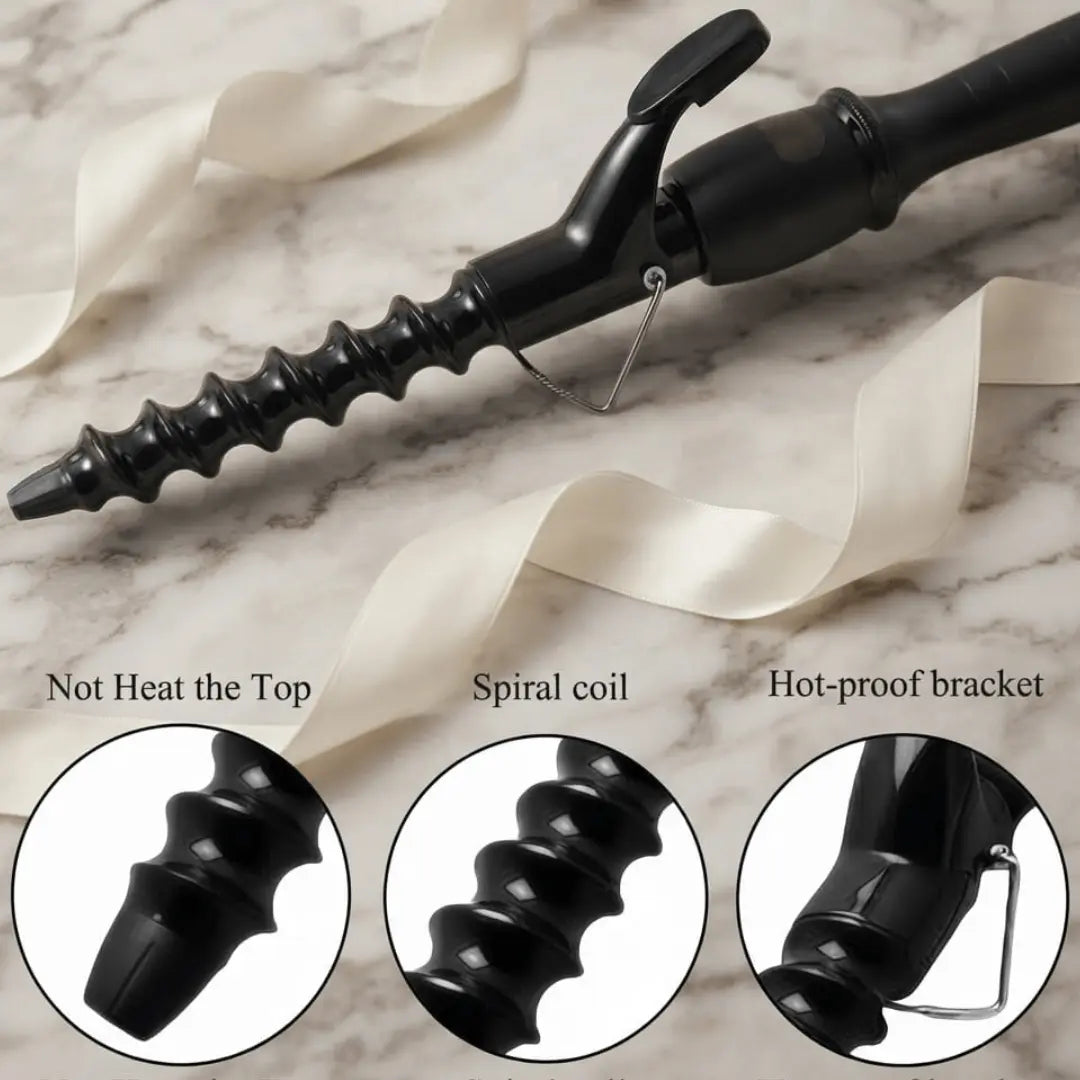 Glady Professional Spiral Hair Curling Iron