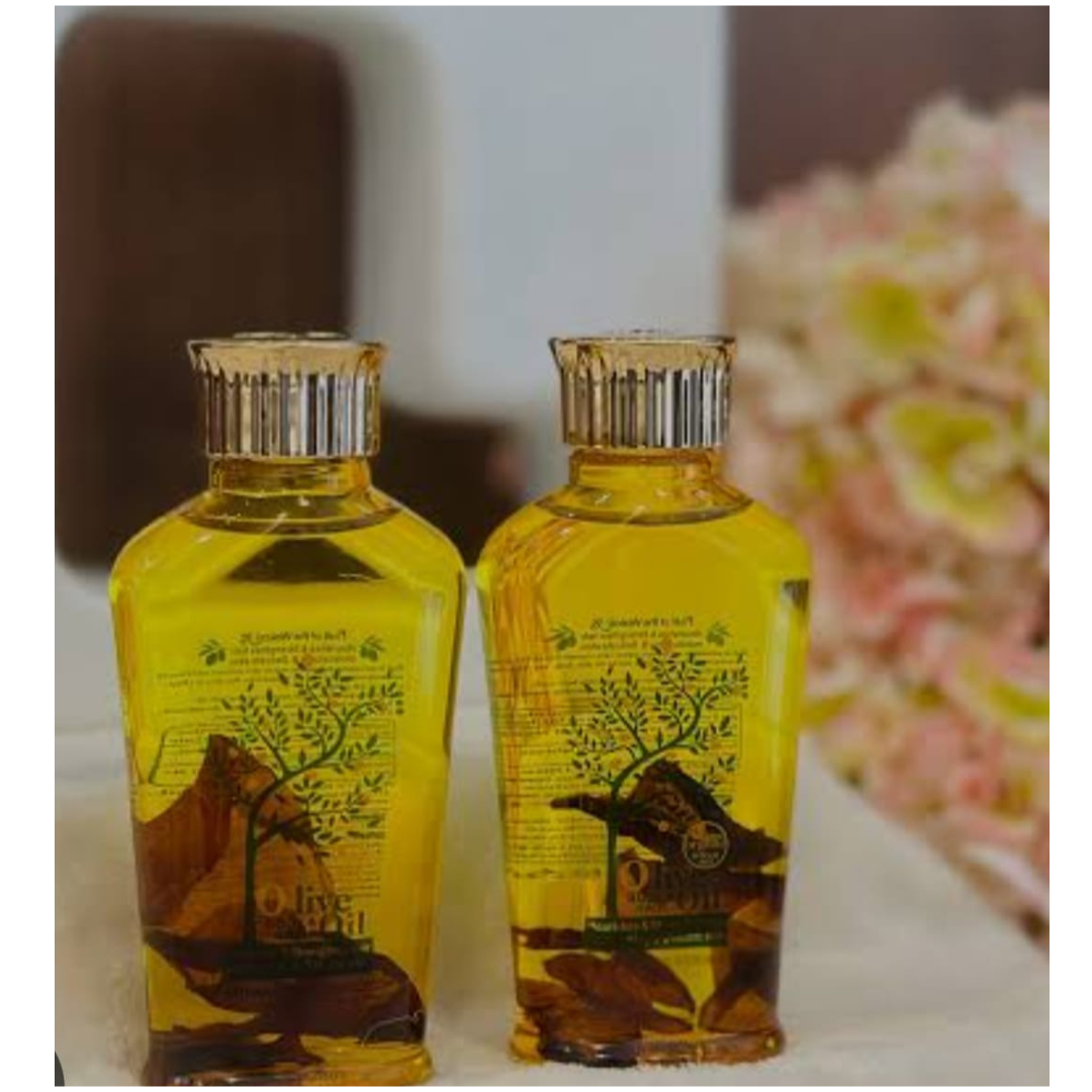 Olive Hair Oil in Yellow