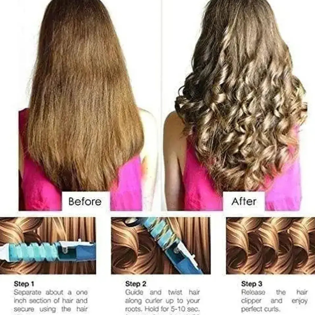 Glady Professional Spiral Hair Curling Iron