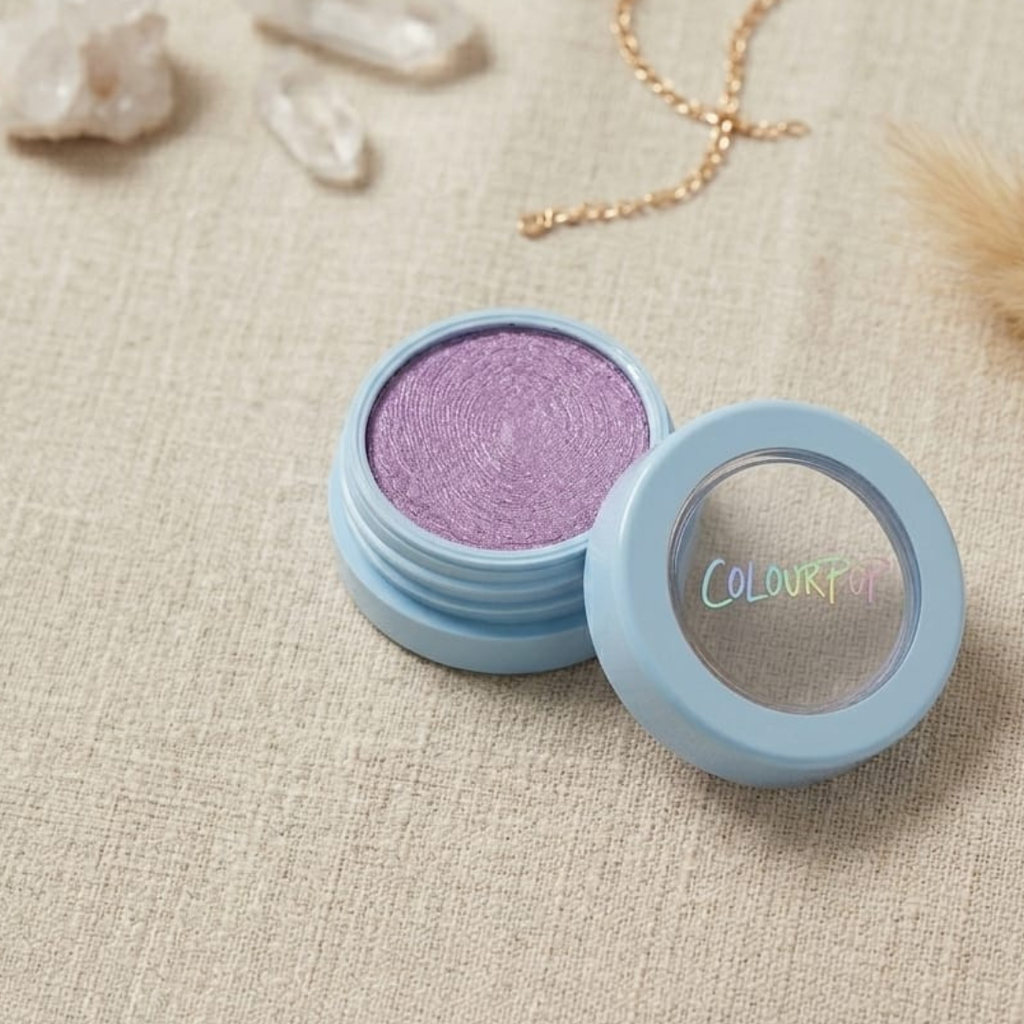 Color Pop highlighter and blush on Shade Hippo