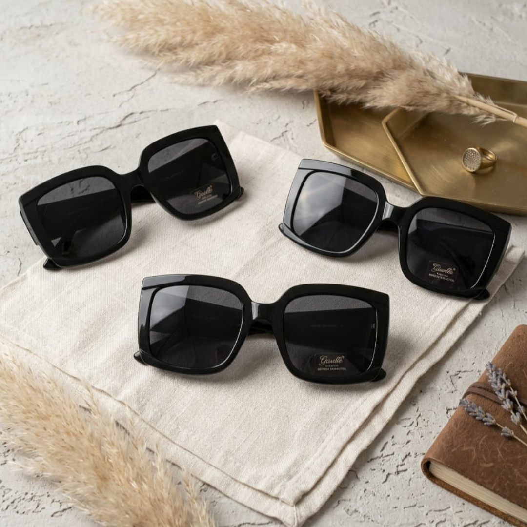 LANGSER Oversized Sunglasses Vintage Women
