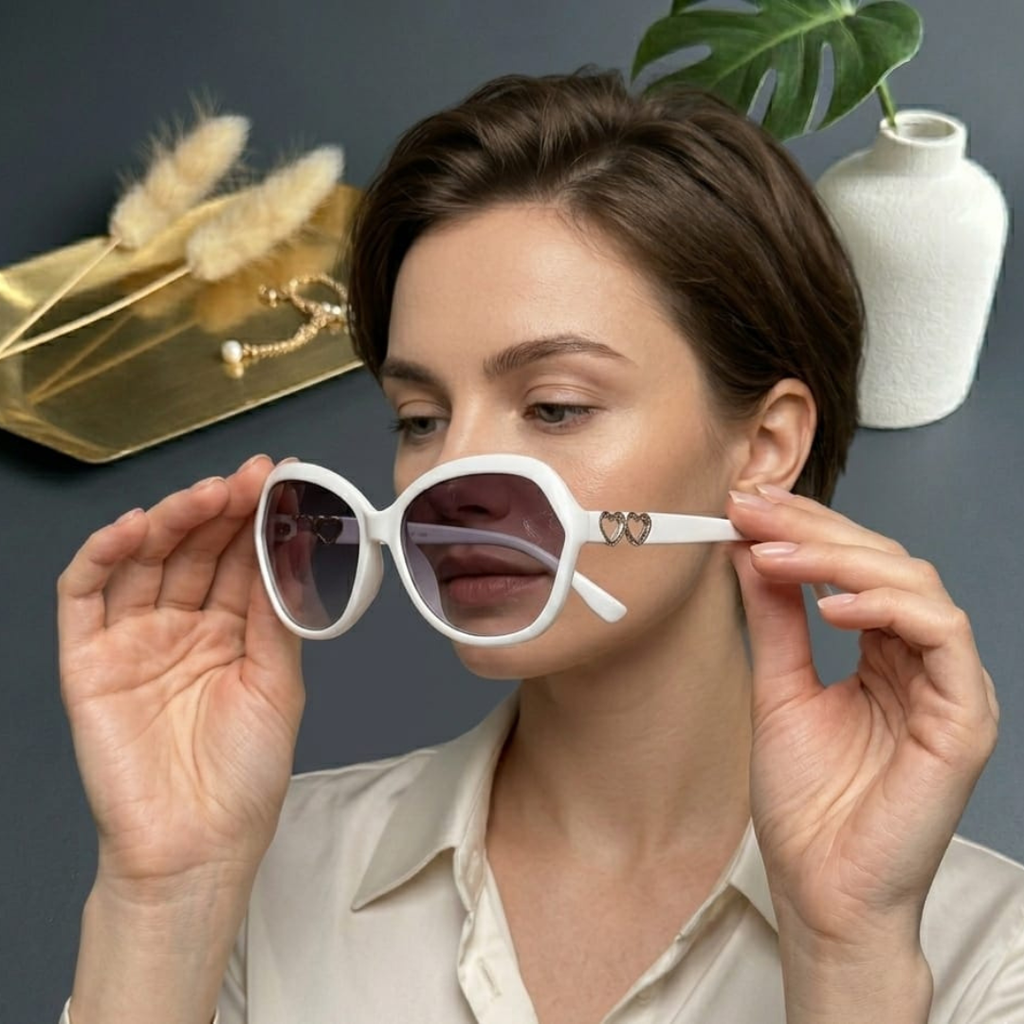 Luxury Fashion Large Frame Sunglasses for Women