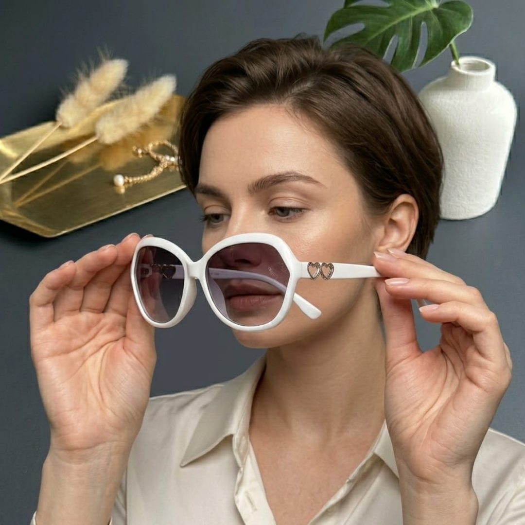 Luxury Fashion Large Frame Sunglasses for Women