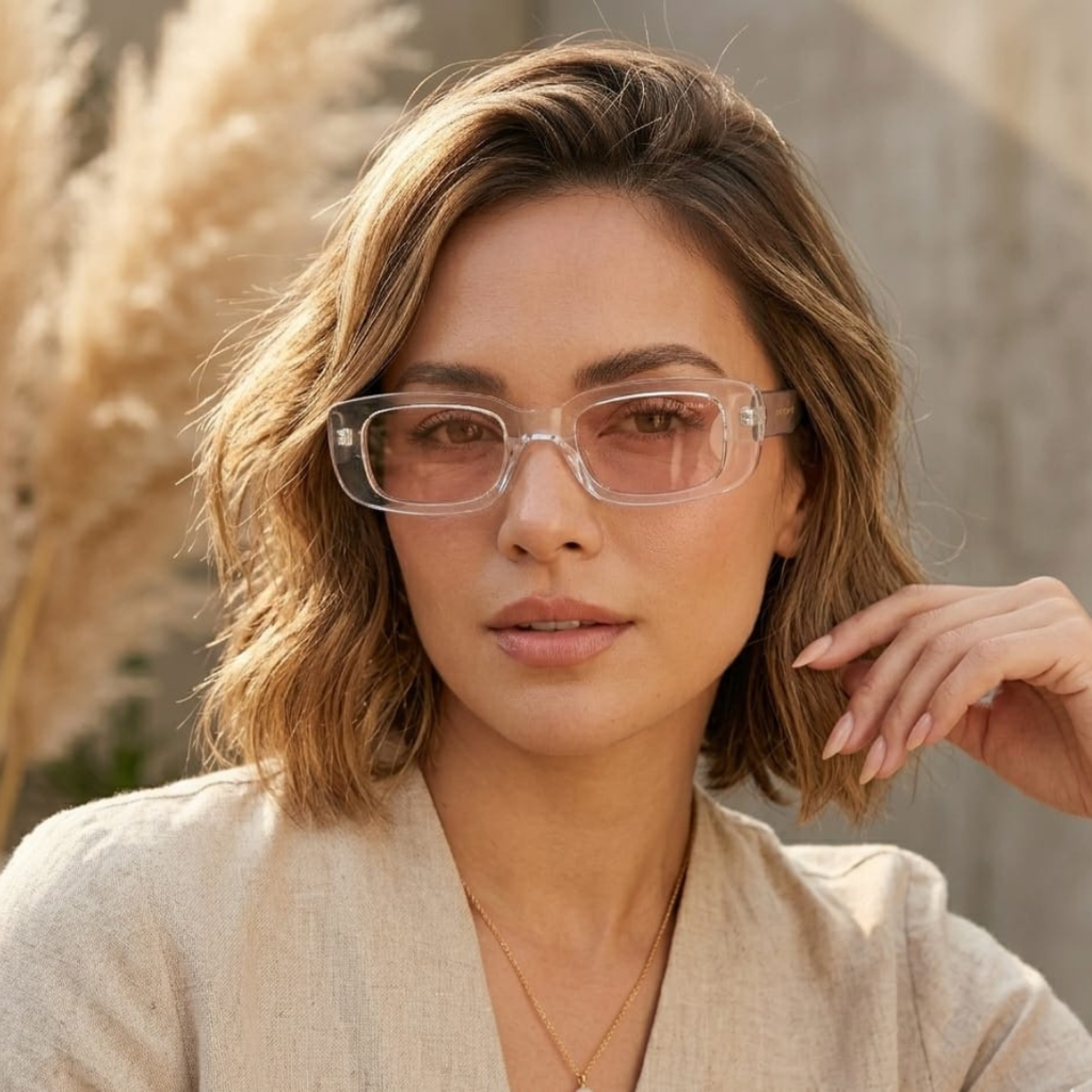 Rectangular sunglasses