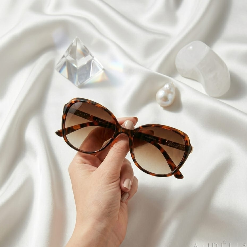 Cato Fashions Plastic Tortoise Shell Cutout Sunglasses