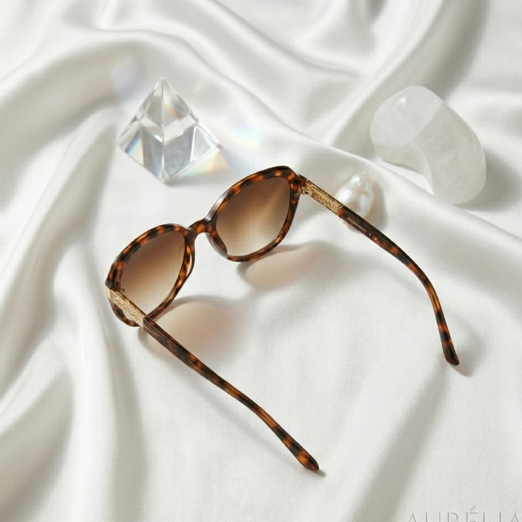 Cato Fashions Plastic Tortoise Shell Cutout Sunglasses