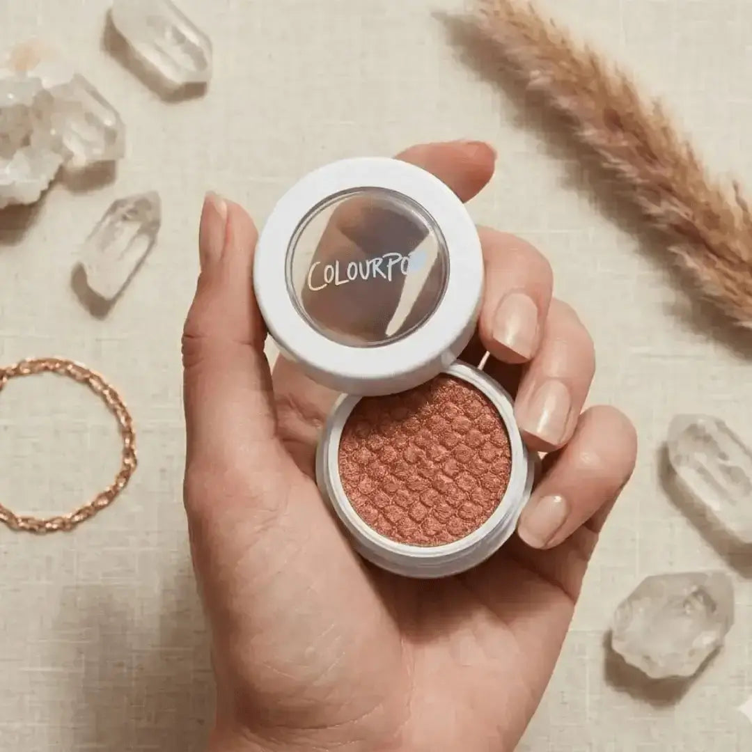 Color Pop highlighter and blush on Shade Avalon