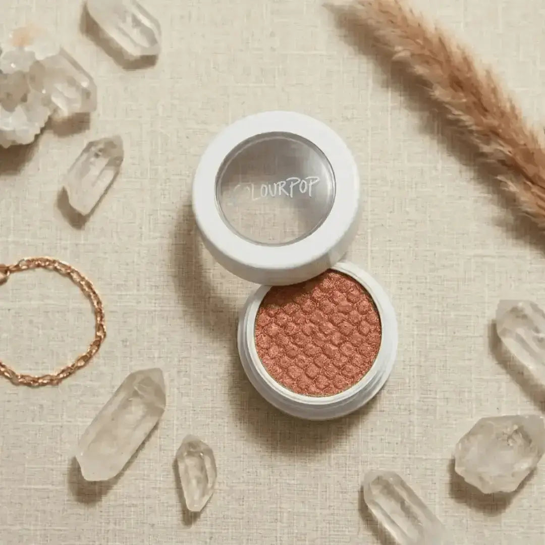 Color Pop highlighter and blush on Shade Avalon