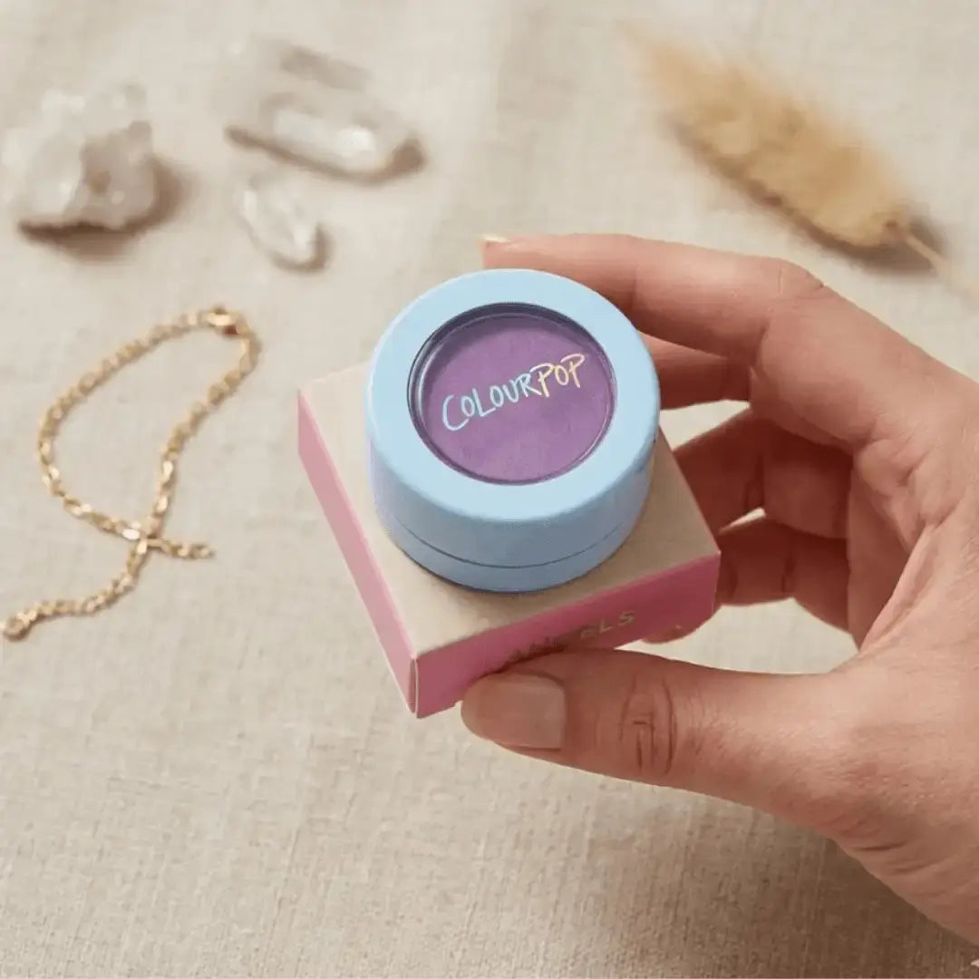 Color Pop highlighter and blush on Shade Hippo