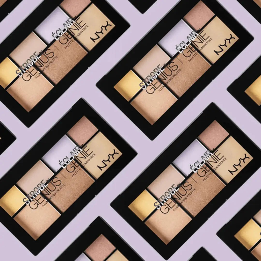 NYX Strobe of Genius illuminating Highlighter Palette