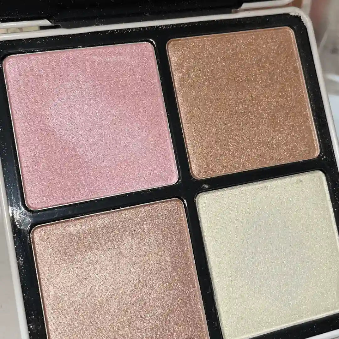 BH Cosmetics Nude Rose Highlighter - 4 Color Highlighter Palette