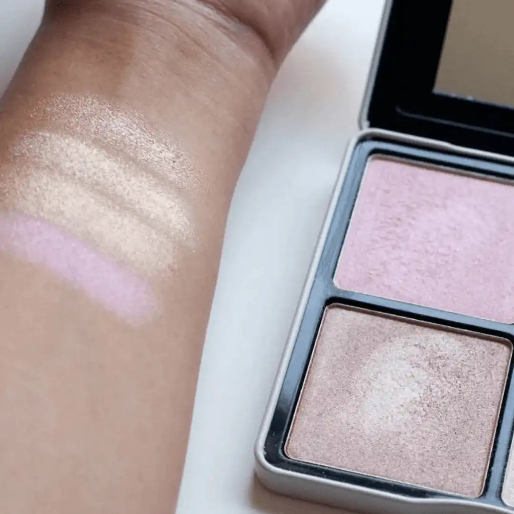 BH Cosmetics Nude Rose Highlighter - 4 Color Highlighter Palette